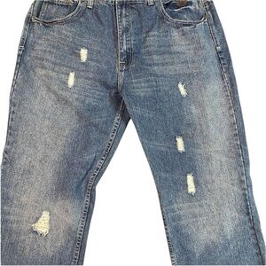 Phat Farm Distressed Men’s Medium Blue Jeans Size 49/32